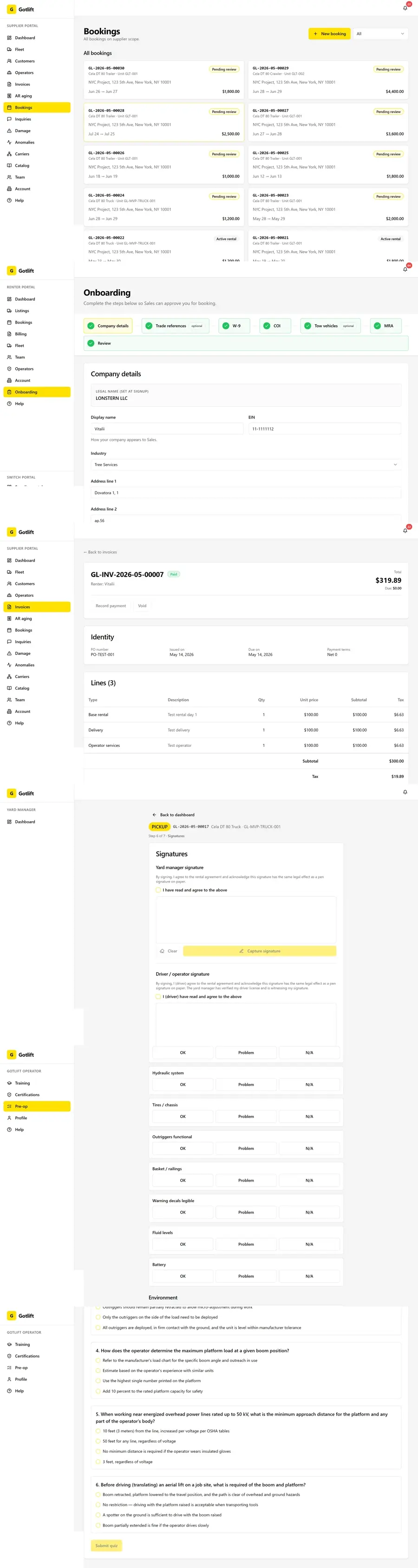 Gotlift: their page as it runs today